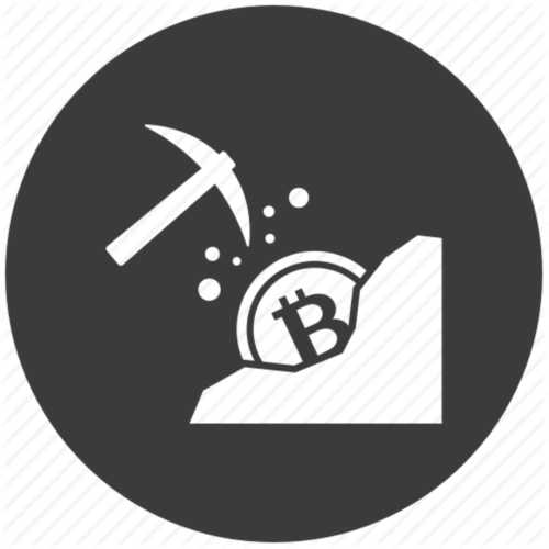 Close up of powerful GPU rigs for mining